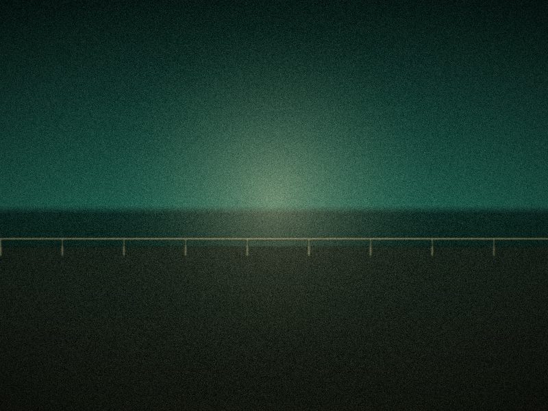 Pont en teck d'un yacht au crépuscule, bastingage souligné de lumière
